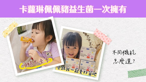 卡蘿琳佩佩豬益生菌一次擁有